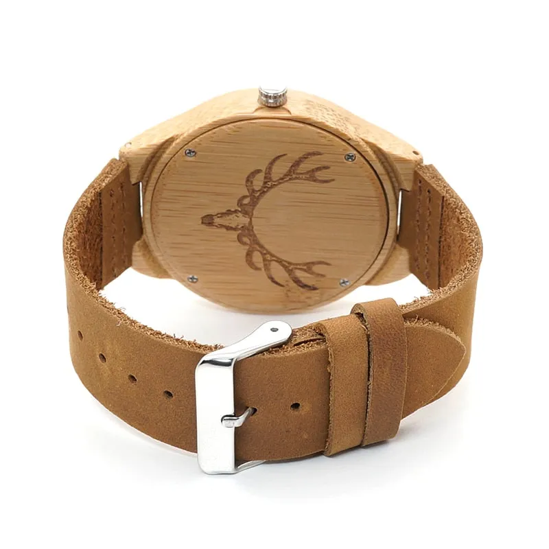 Limited Edition Buck Bamboo Wooden Watch