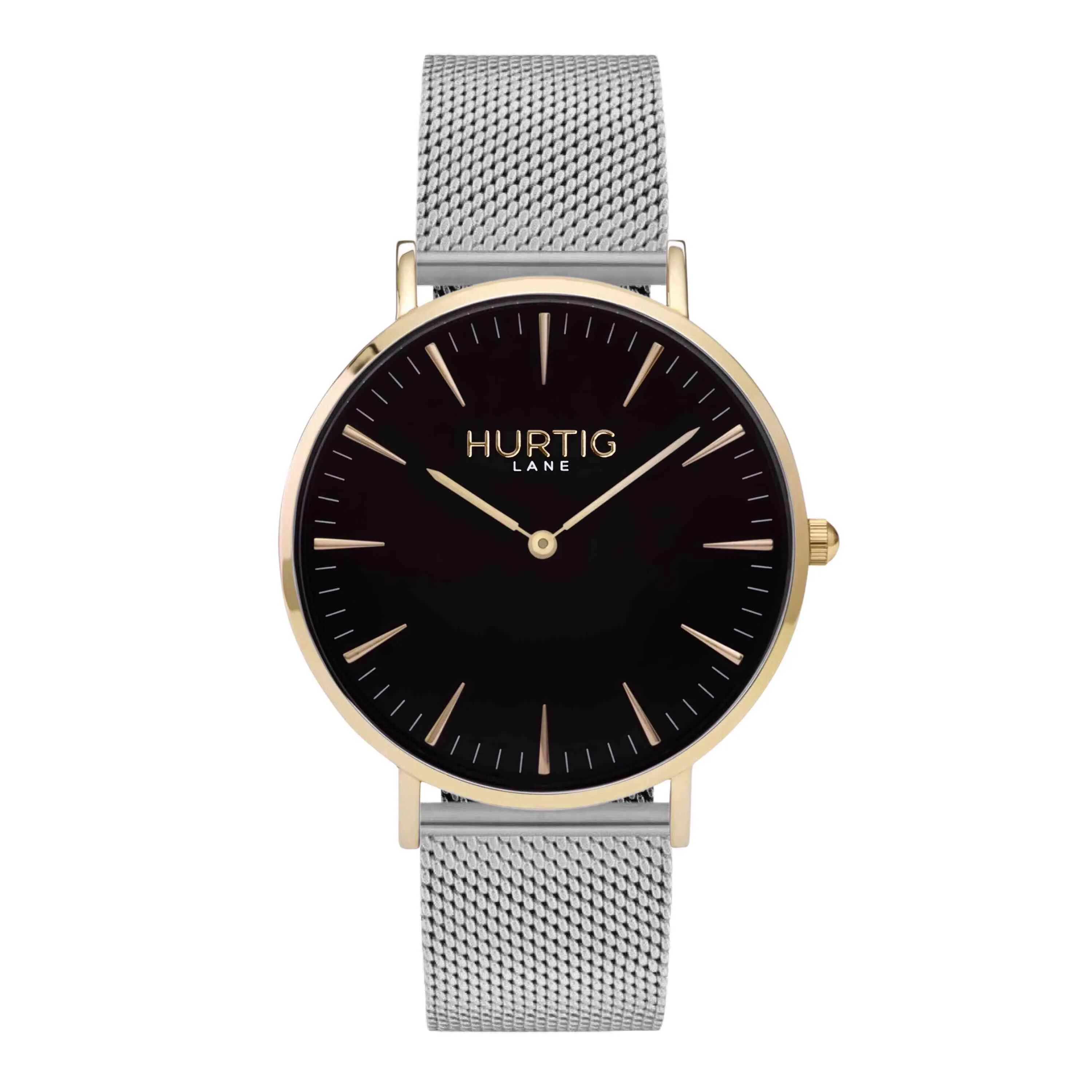 Lorelai Stainless Steel Watch Gold, Black & Silver