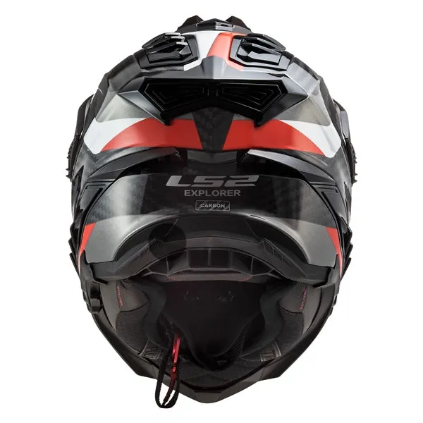 LS2 Explorer Carbone Dual Sport Motorcycle Helmet - Frontier Graphic