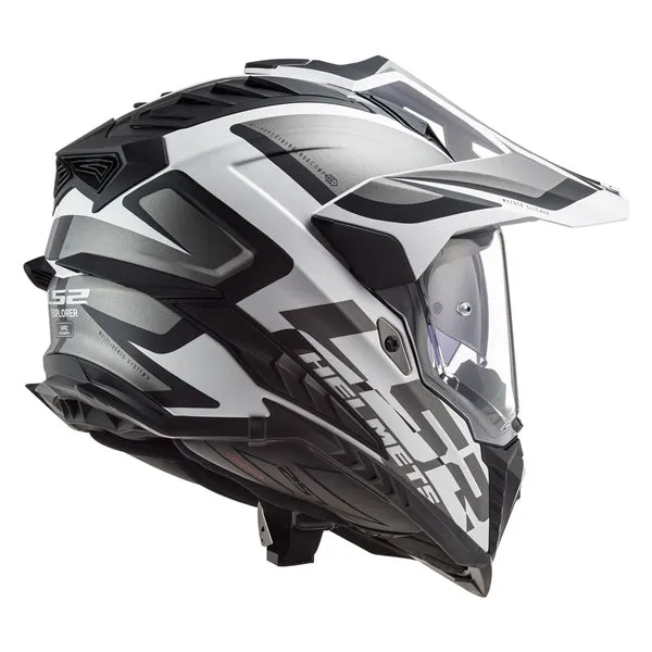 LS2 Explorer Motorcycle Dual Sport Helmet - Alter Graphic