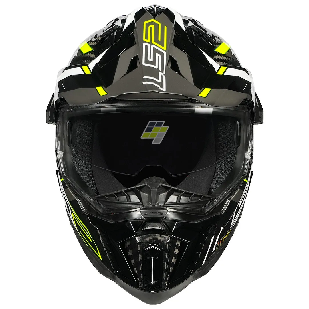 LS2 MX701 Explorer Edge Carbon Dual Sport Helmet