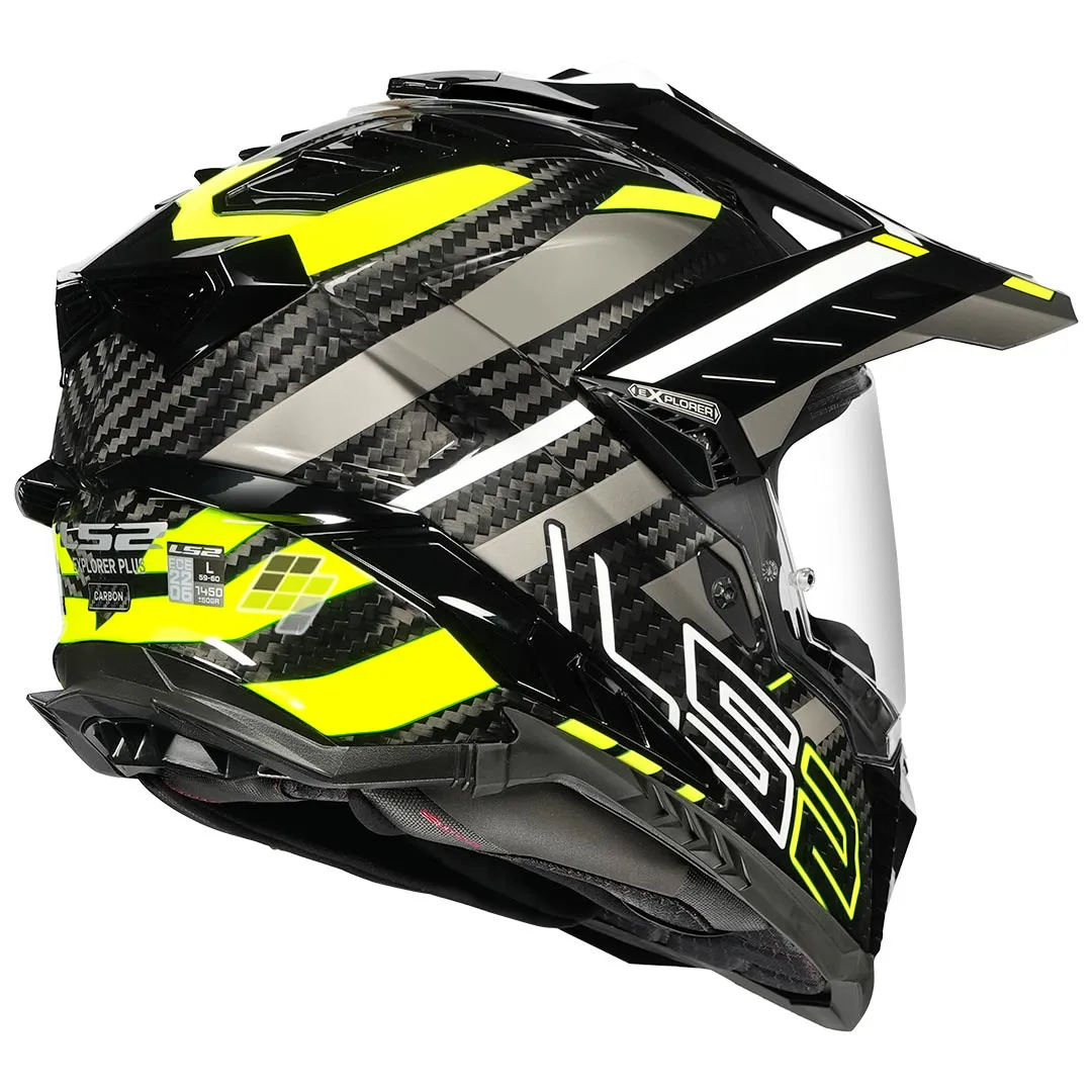 LS2 MX701 Explorer Edge Carbon Dual Sport Helmet