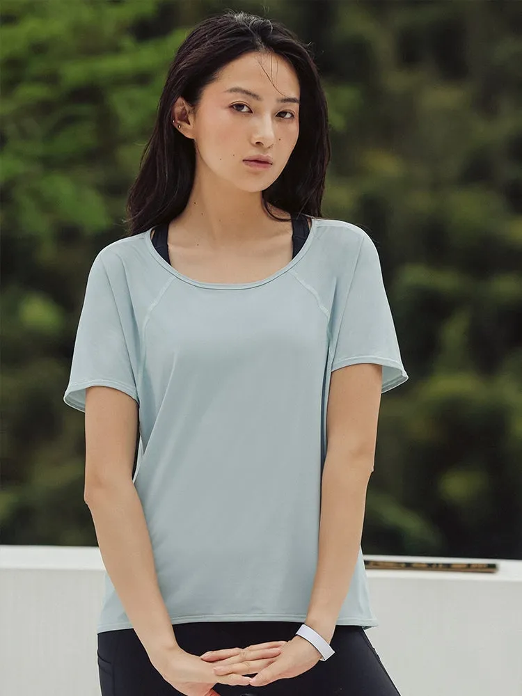 LYCRA® SPORT™素材　オーロラTシャツ