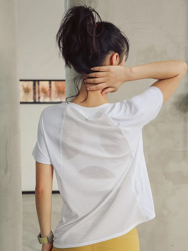 LYCRA® SPORT™素材　オーロラTシャツ