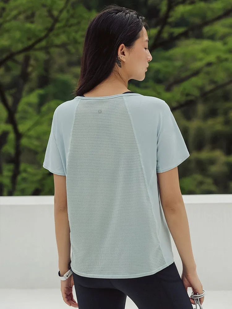 LYCRA® SPORT™素材　オーロラTシャツ