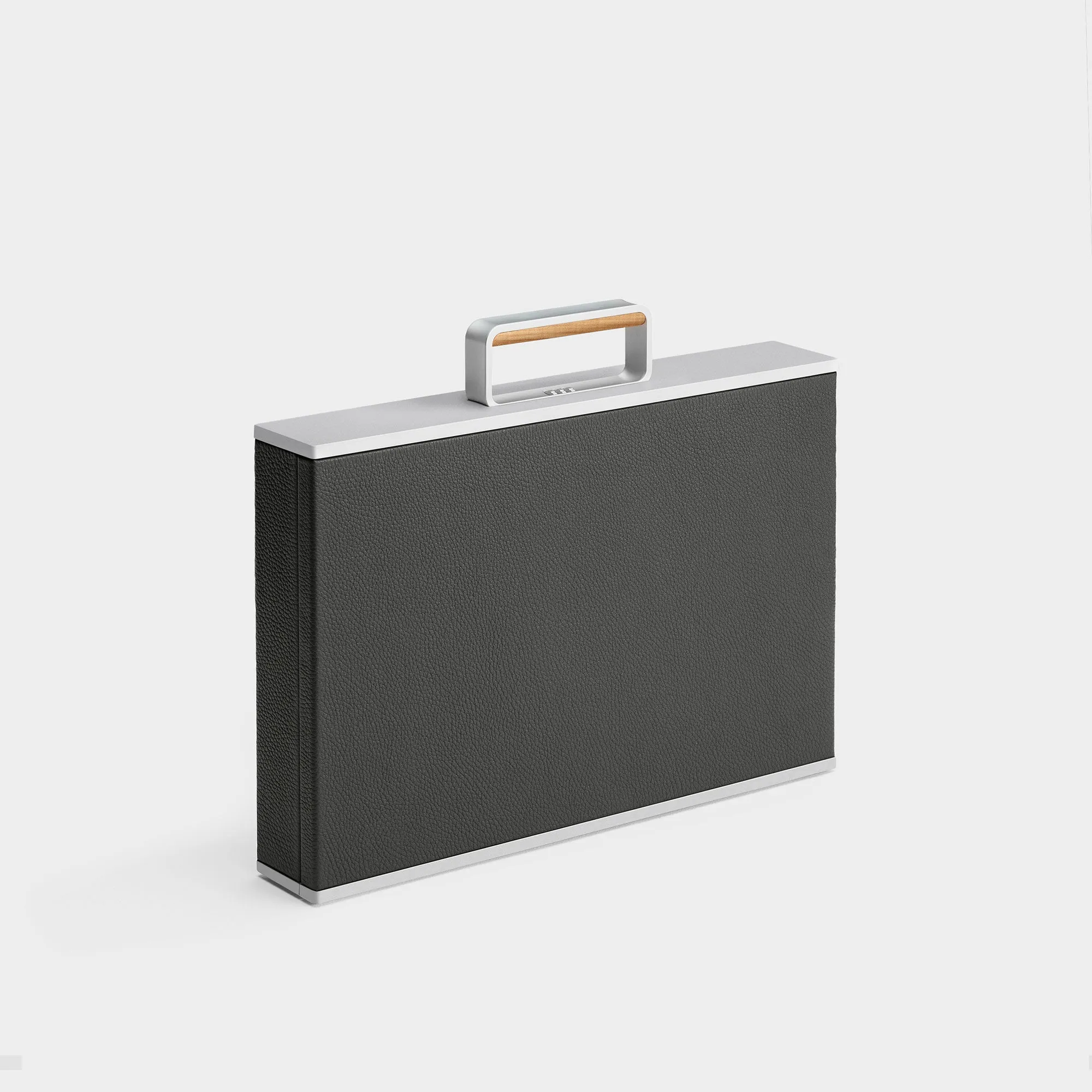 MACKENZIE 12 WATCH BRIEFCASE - GRAPHITE / GREY