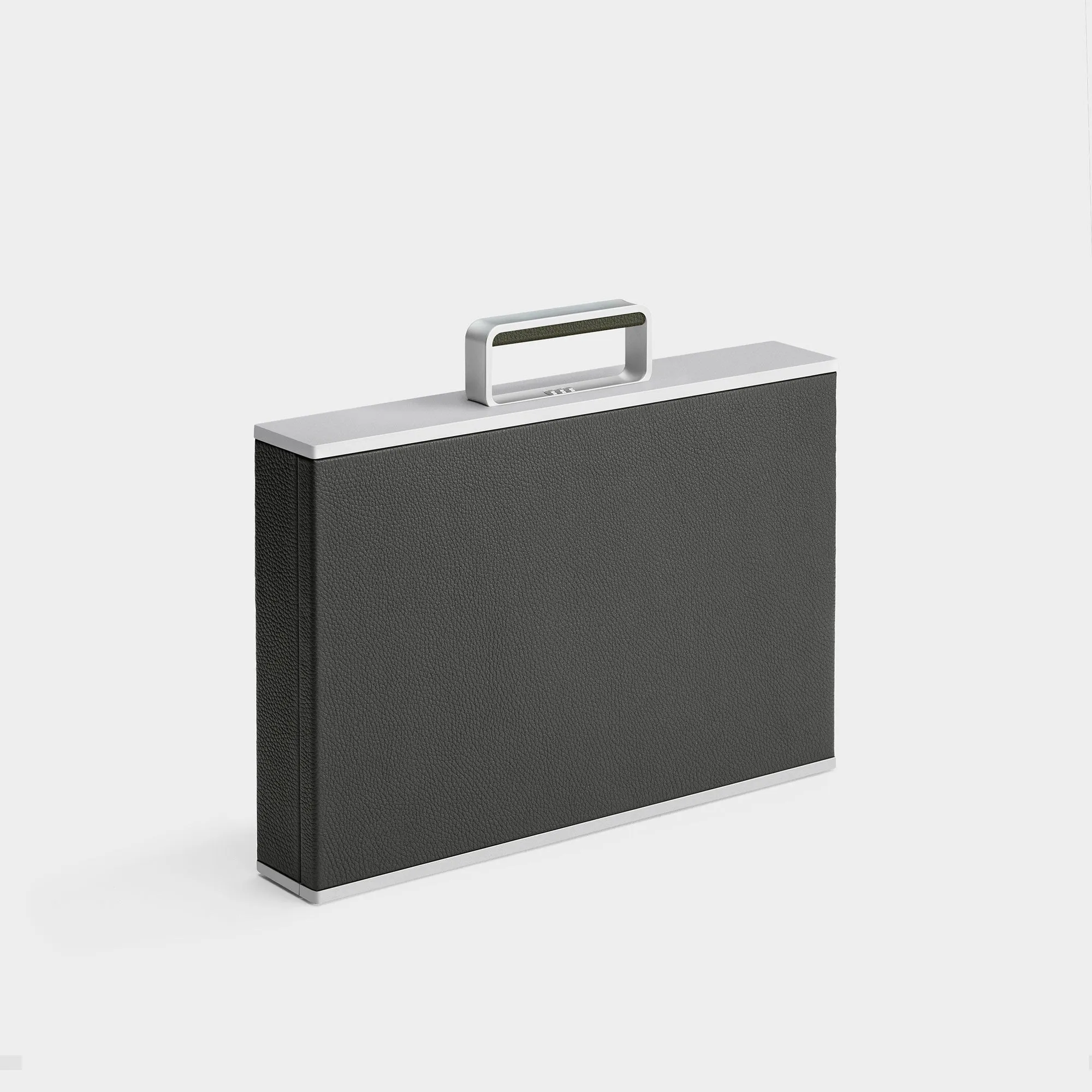 MACKENZIE 12 WATCH BRIEFCASE - GRAPHITE / GREY