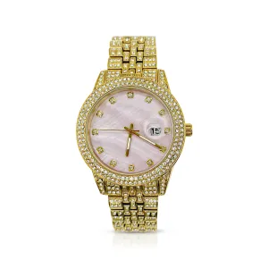 MARBLE STONE WATCH | GOLD