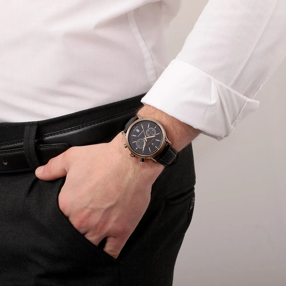 Maserati Epoca 42mm Black Leather Men's Watch - R8871638001