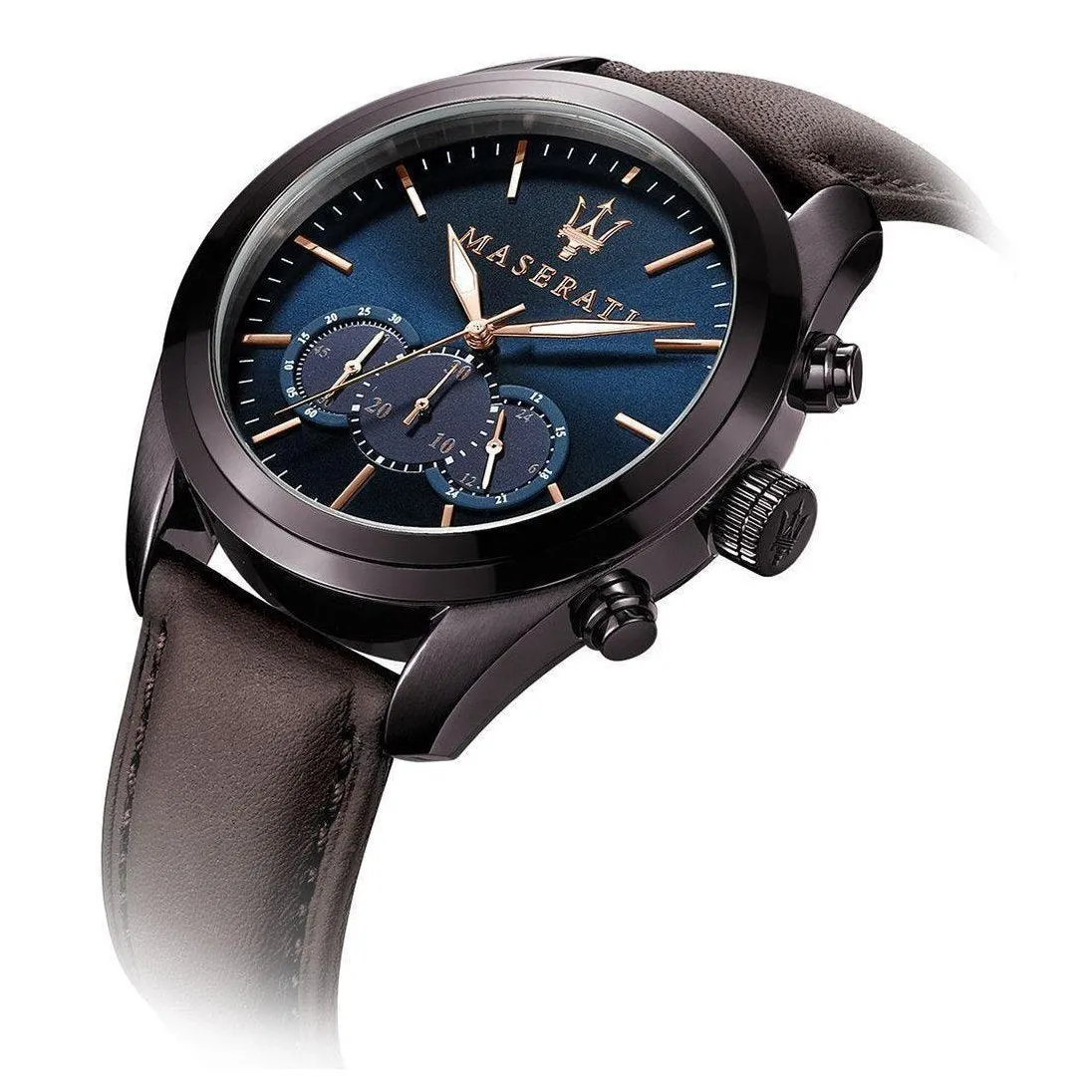 Maserati Traguardo Men's Leather Watch - R8871612008