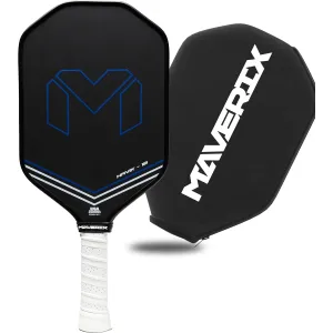 Maverix Havik -16 Professional Carbon Fiber Pickleball Paddle | Ultimate Power, Spin, and Control | Raw Carbon Fiber Design with Cover |