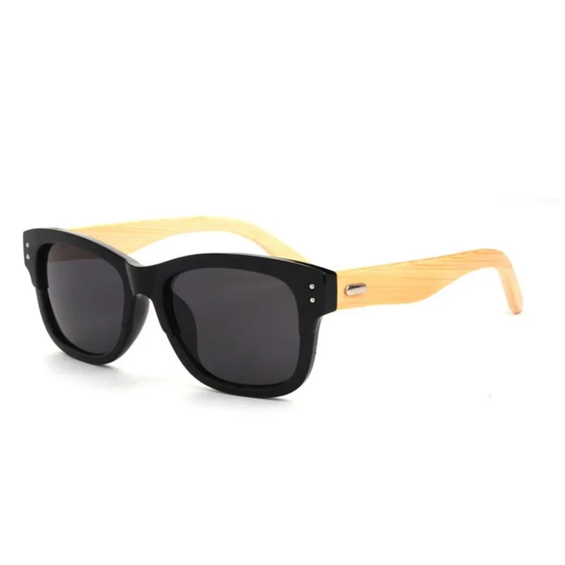 Men's 2 Color Bamboo Sunglasses In 6 Color Options