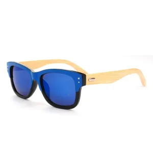 Men's 2 Color Bamboo Sunglasses In 6 Color Options