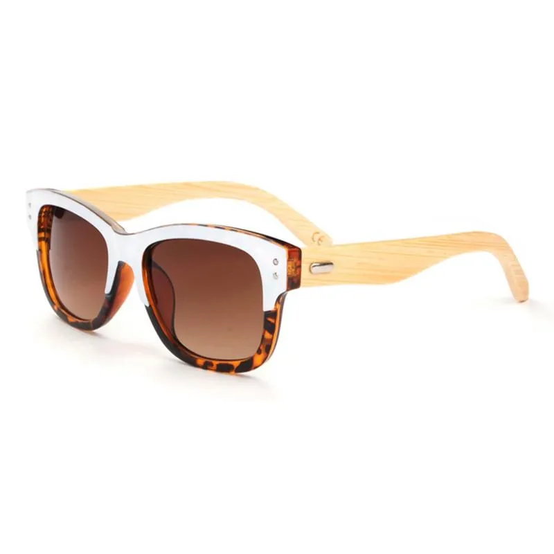 Men's 2 Color Bamboo Sunglasses In 6 Color Options