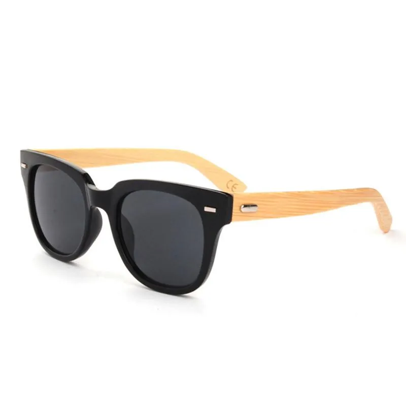 Men's Bamboo Round Sunglasses In 8 Color Options