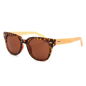 Men's Bamboo Round Sunglasses In 8 Color Options