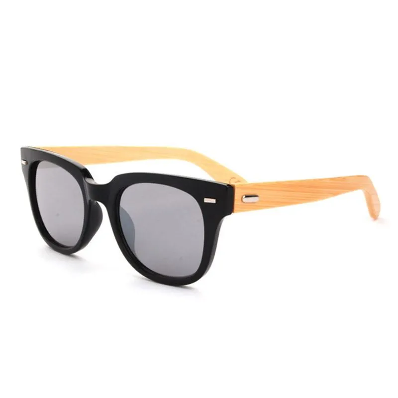 Men's Bamboo Round Sunglasses In 8 Color Options