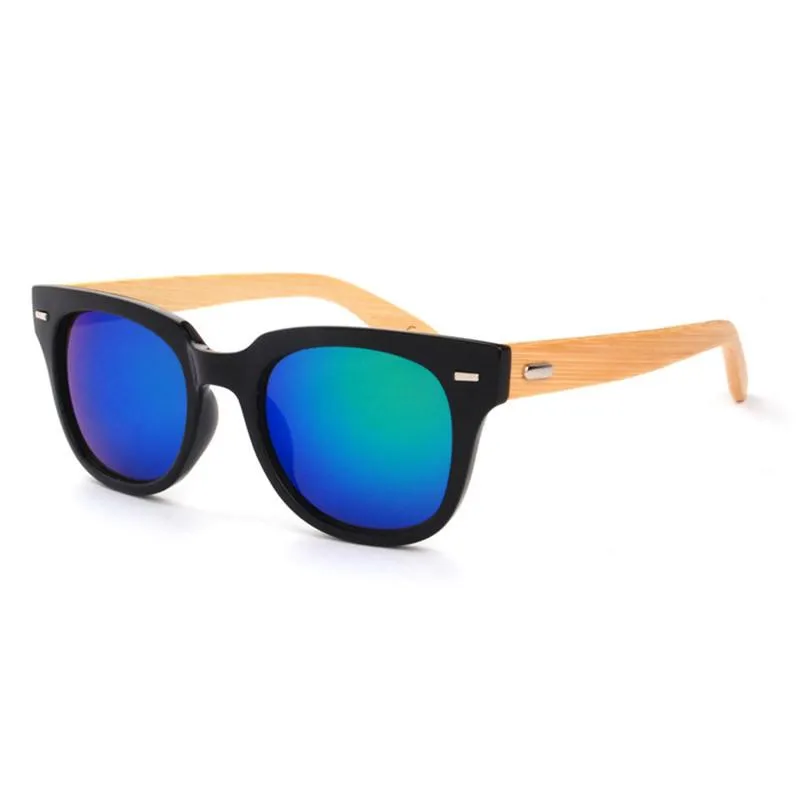 Men's Bamboo Round Sunglasses In 8 Color Options
