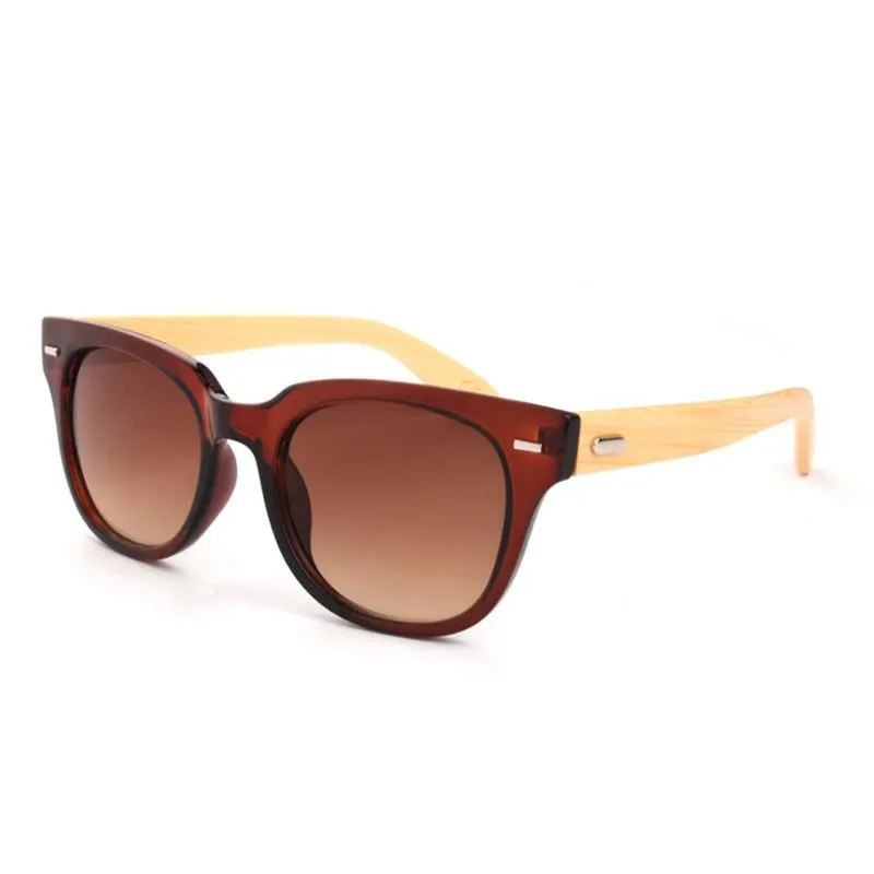 Men's Bamboo Round Sunglasses In 8 Color Options
