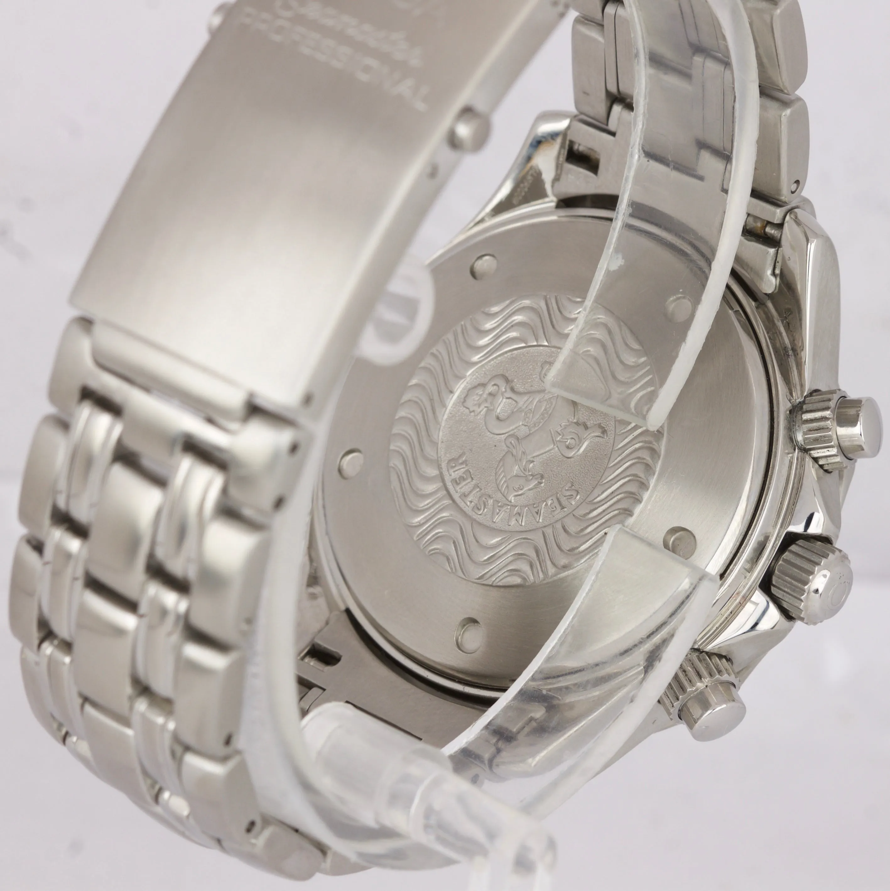 Men's OMEGA Seamaster AUTOMATIC Chronograph SS White Date 41.5mm Watch 2598.20
