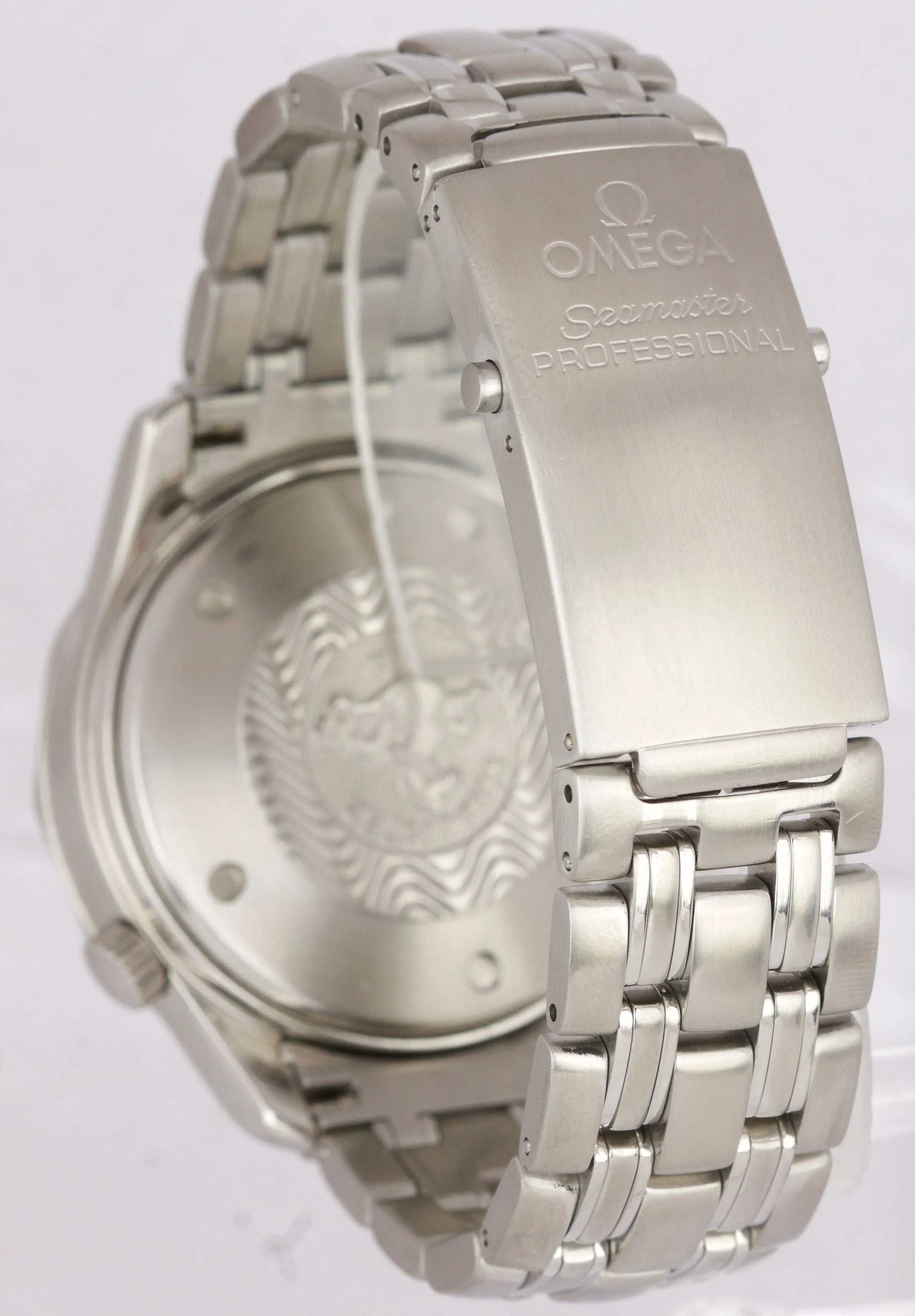 Men's OMEGA Seamaster AUTOMATIC Chronograph SS White Date 41.5mm Watch 2598.20