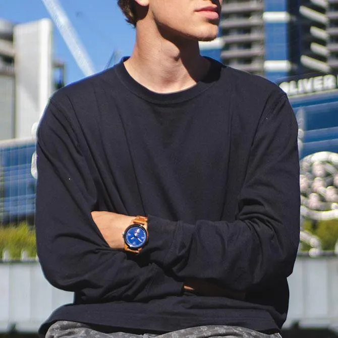 Men's Wood Watch Handcrafted Engraving Ambila