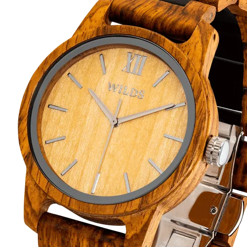 Men's Wood Watch Handmade Ambila Timepiece -