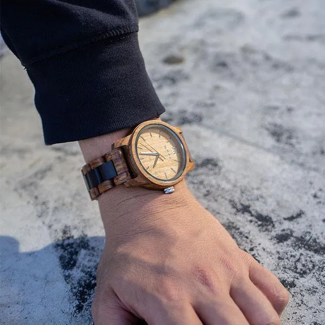 Men's Wood Watch Handmade Ambila Timepiece -