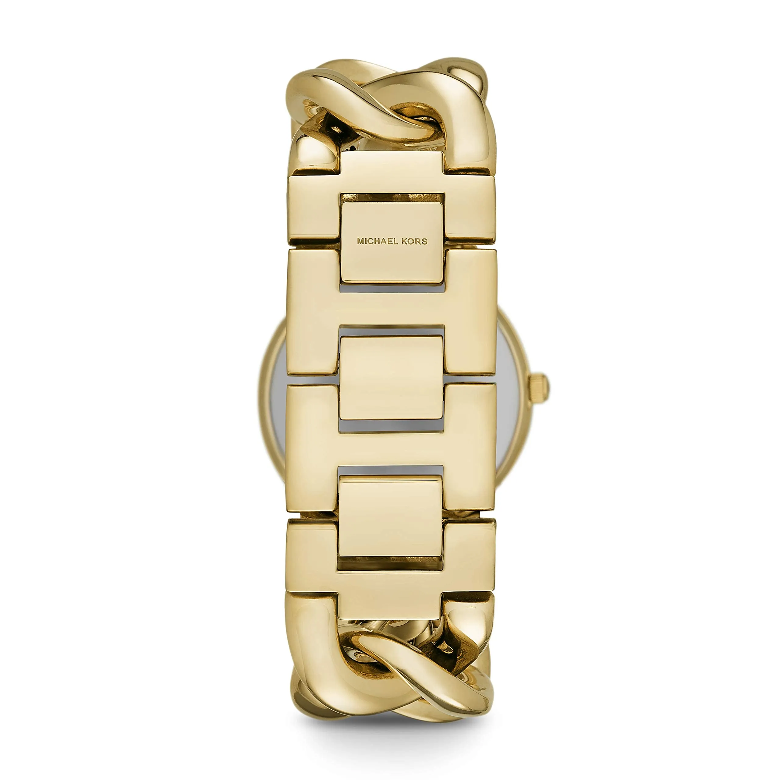 Michael Kors Women's Lady Nini Quartz Watch with Stainless Steel Strap, Gold, 18 (Model: MK3235)