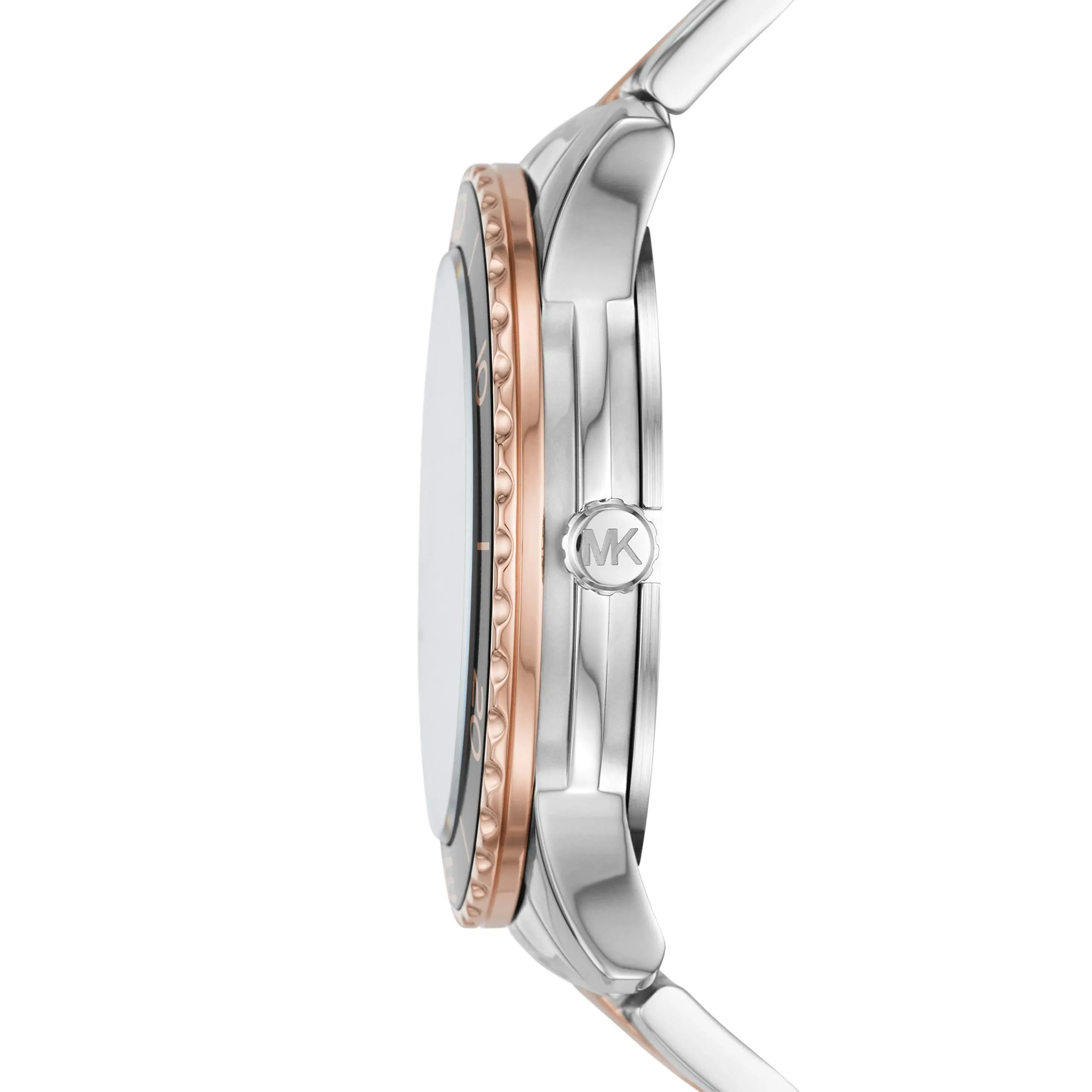 Michael Kors Women's Runway Quartz Watch with Stainless Steel Strap, Two-Tone, 20 (Model: MK6960)