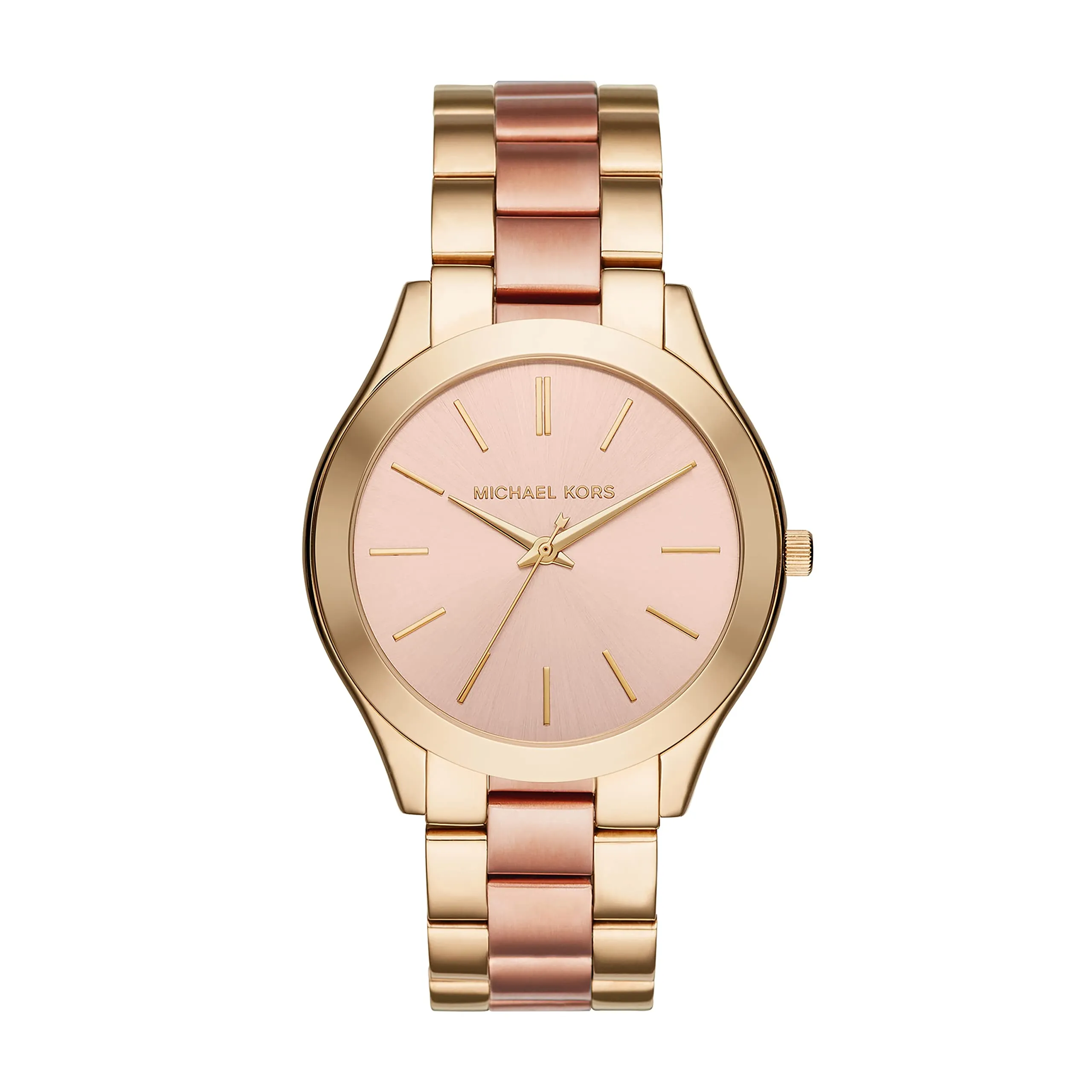 Michael Kors Women's Slim Runway Gold-Tone Watch MK3493