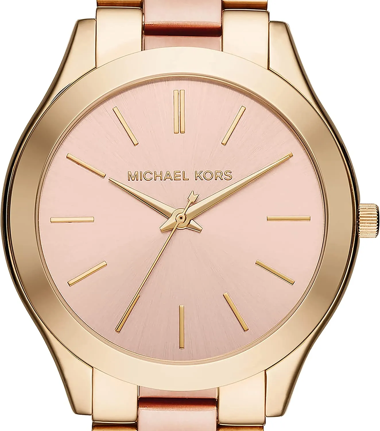 Michael Kors Women's Slim Runway Gold-Tone Watch MK3493
