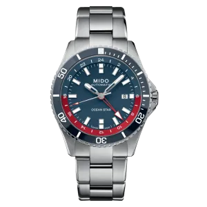 Mido Ocean Star GMT Blue-Red Special Edition Men's Watch M0266291104100