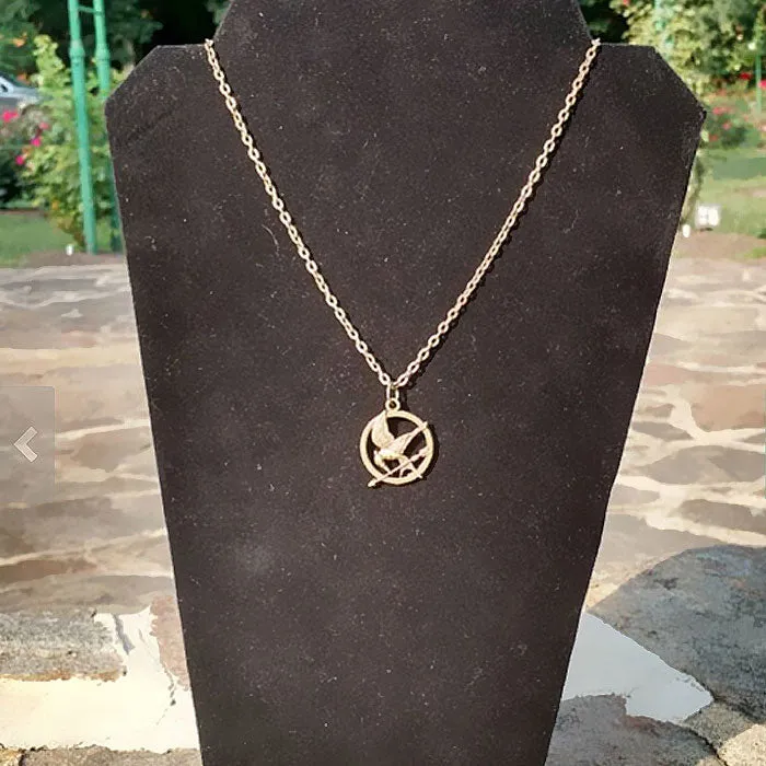 Mockingjay Hunger Games Inspired Necklace