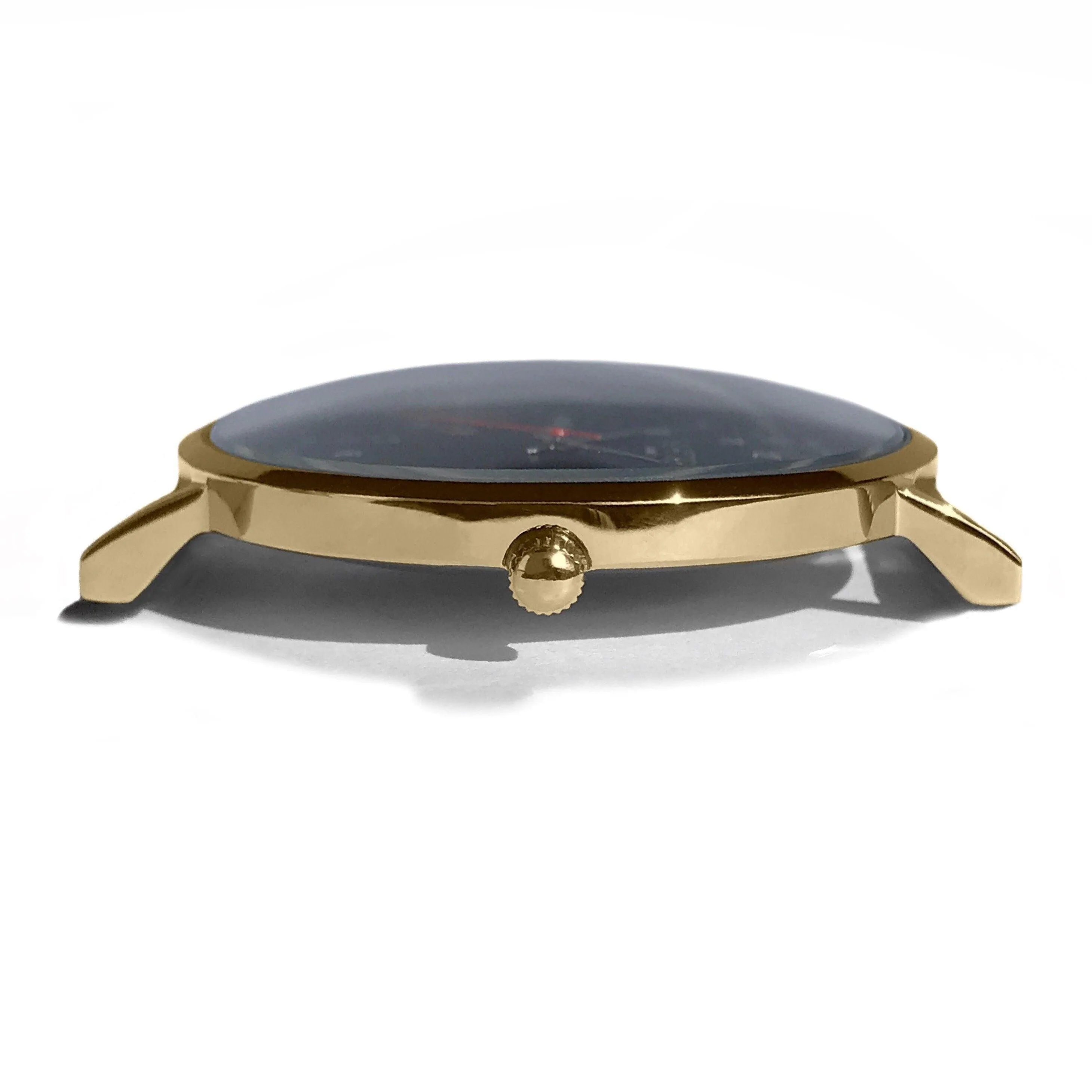 Moderna CACTUS Leather Watch Gold, Black & Black