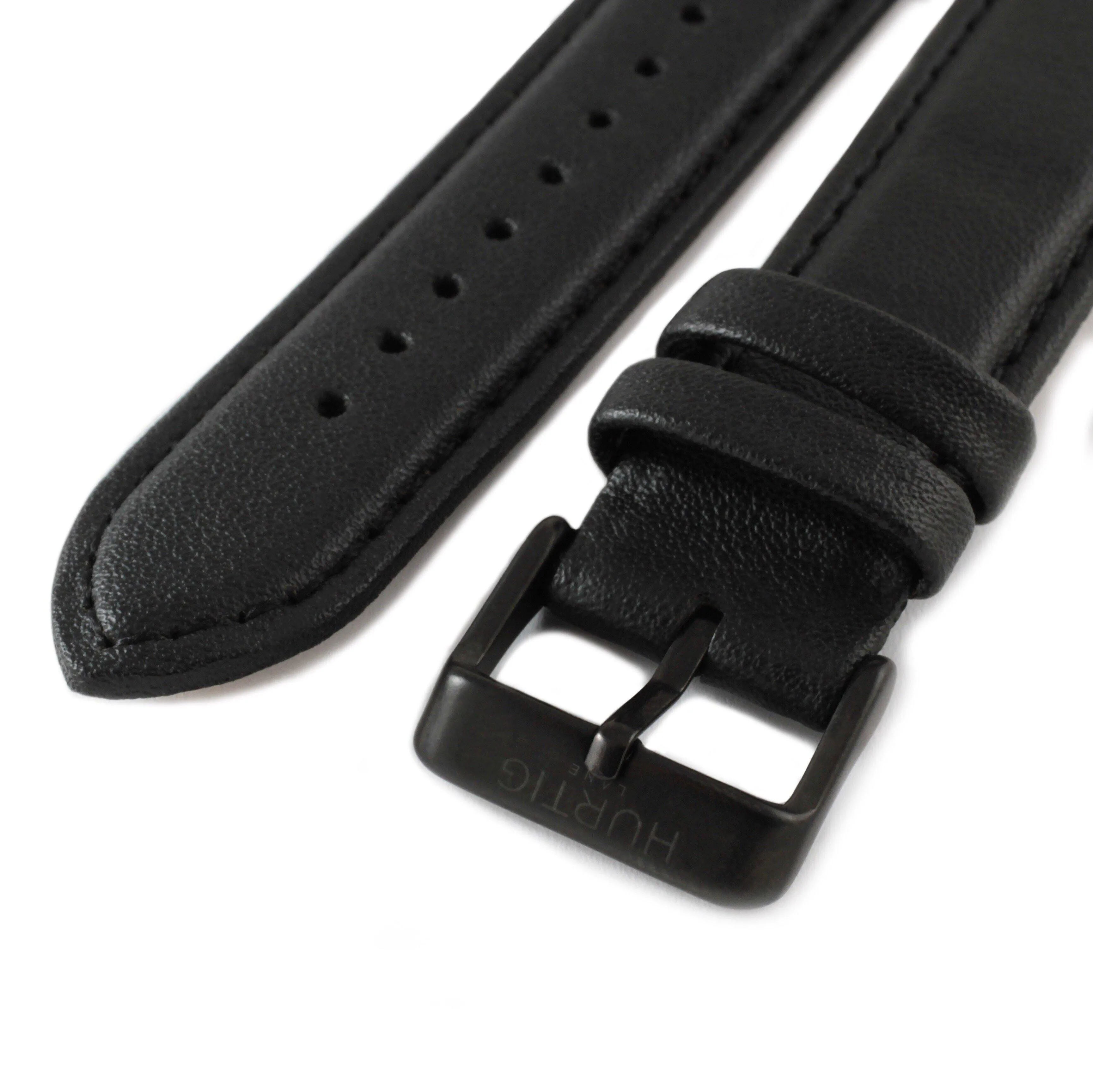 Moderno CACTUS Leather Watch All Black & Black