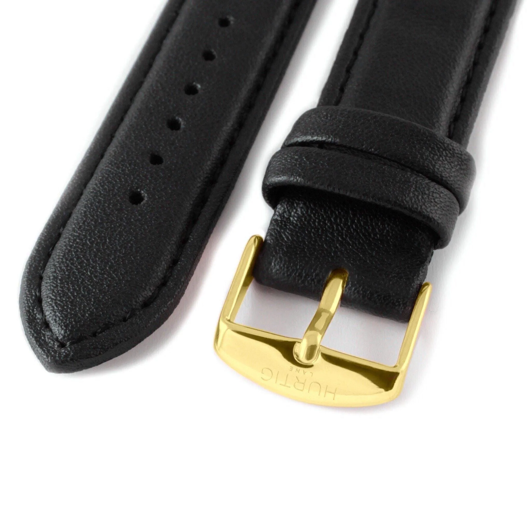 Moderno CACTUS Leather Watch Gold, Black & Black