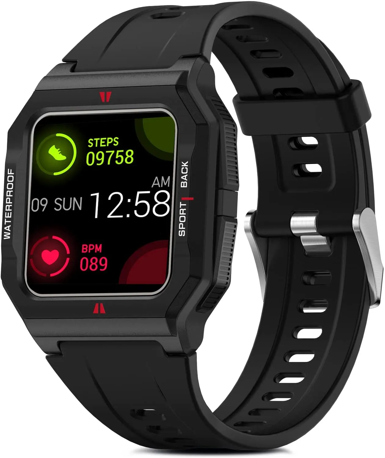 MorePro Smart Watch for Women Men, Activity Fitness Tracker Heart Rate Monitor with Blood Pressure Sleep Tracker,Waterproof Smartwatch Sport Pedometer Step Calories Digital Watch