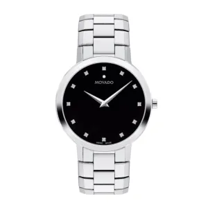 Movado Faceto Quartz Men's Watch 0607865