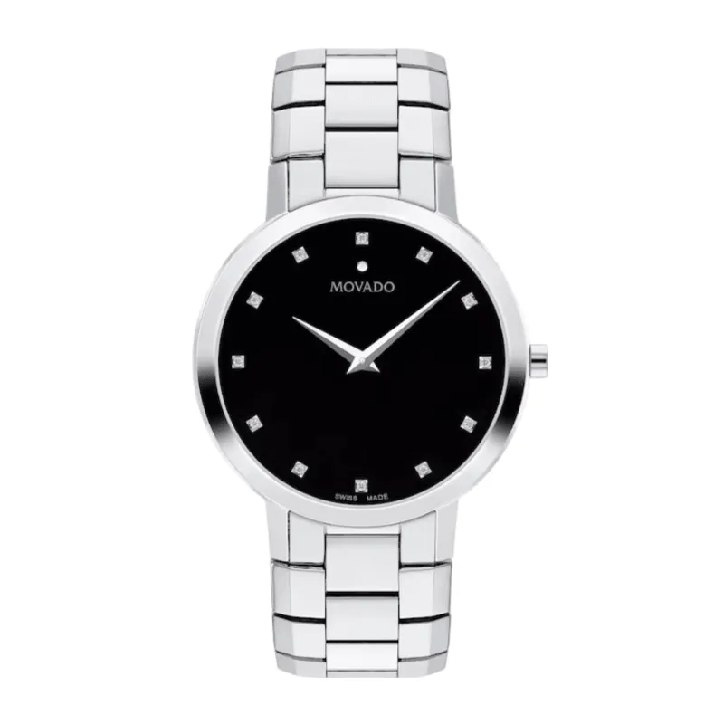 Movado Faceto Quartz Men's Watch 0607865