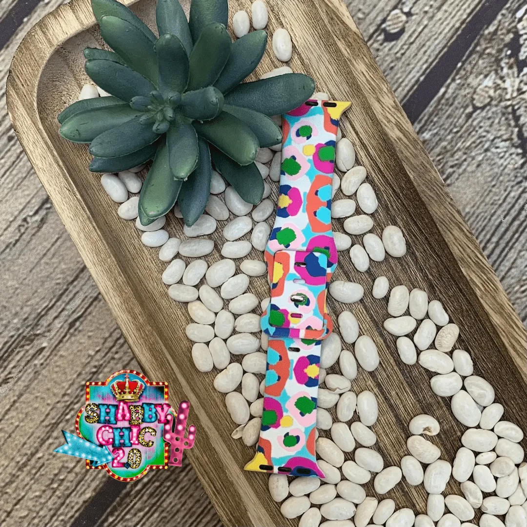 Multi Color Animal Print Watchbands