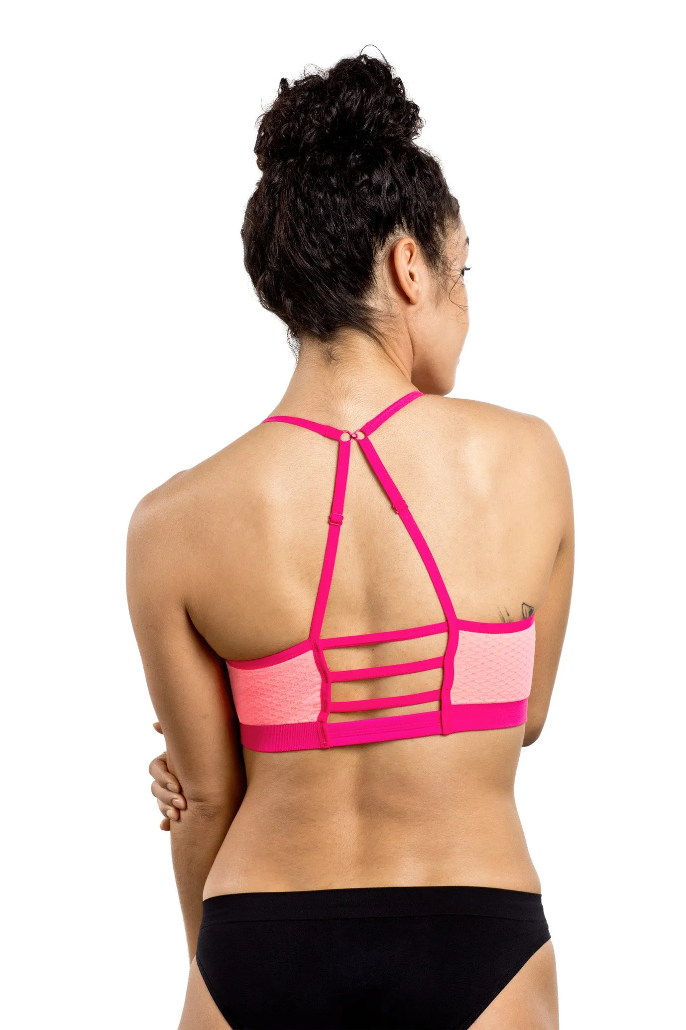 Multi-way Sport Bra | Coral