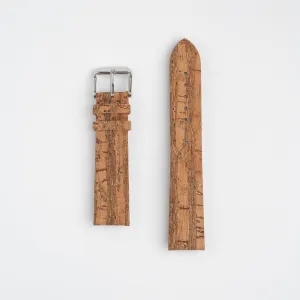 Natural Cork Tan Watch Strap