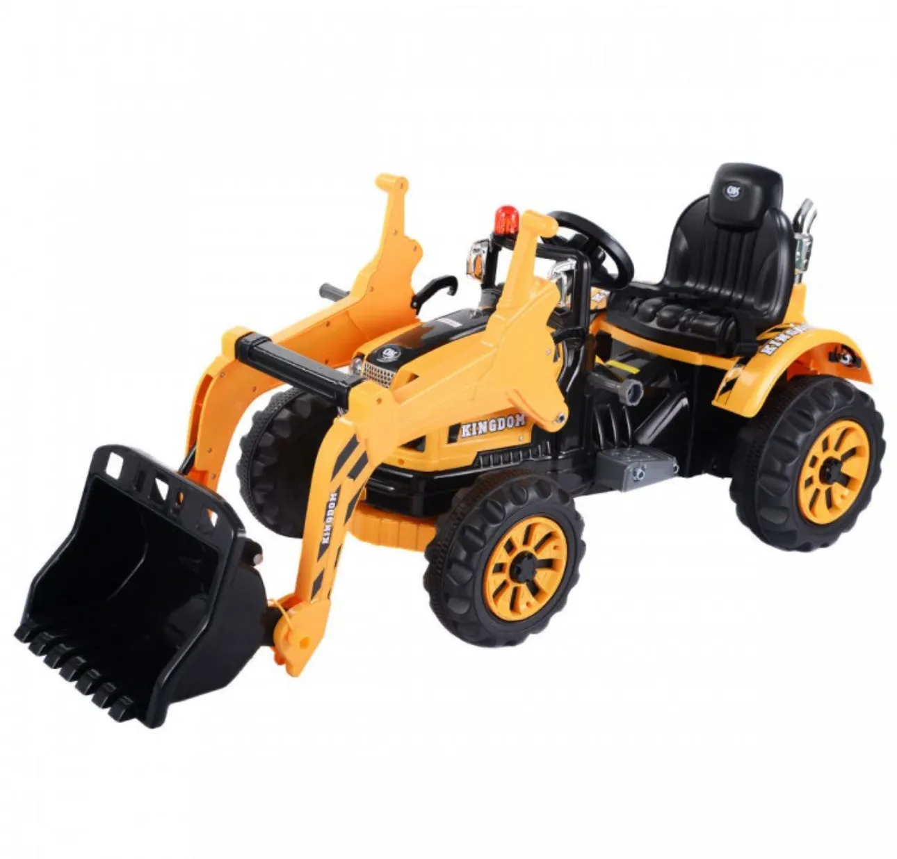 New 2025 Kids Ride On Car 12V / Tractor With Front Loader | Excavator | 2 Speeds | Horn | Push To Start | Seatbelt |