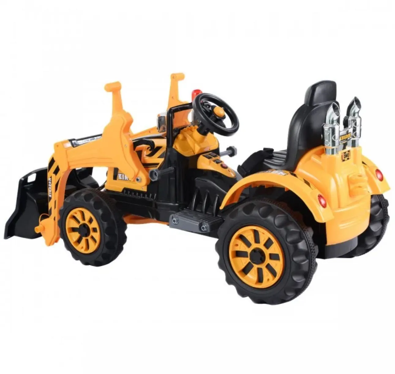 New 2025 Kids Ride On Car 12V / Tractor With Front Loader | Excavator | 2 Speeds | Horn | Push To Start | Seatbelt |