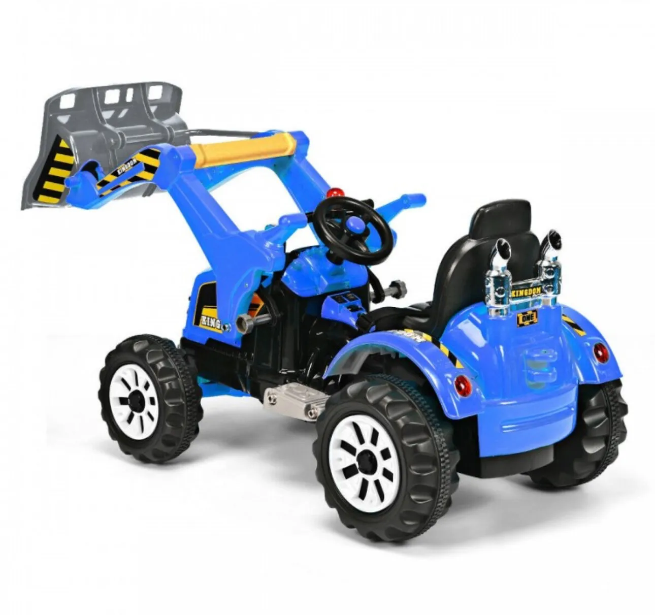 New 2025 Kids Ride On Car 12V / Tractor With Front Loader | Excavator | 2 Speeds | Horn | Push To Start | Seatbelt |