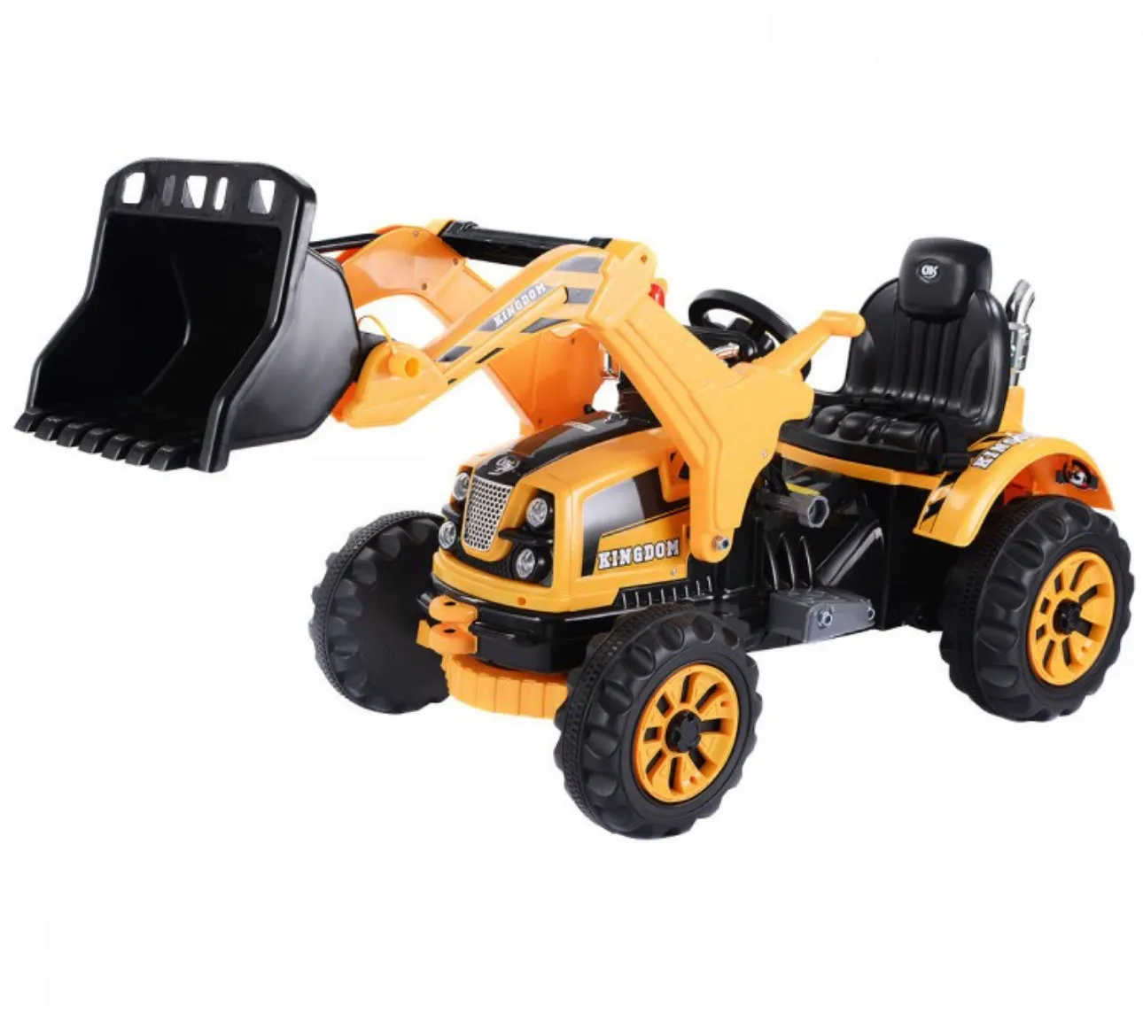 New 2025 Kids Ride On Car 12V / Tractor With Front Loader | Excavator | 2 Speeds | Horn | Push To Start | Seatbelt |