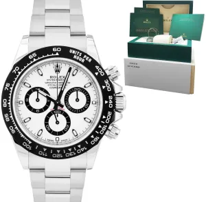 NEW JULY 2022 Rolex Daytona Cosmograph 40mm PANDA Stainless Watch 116500 LN B P