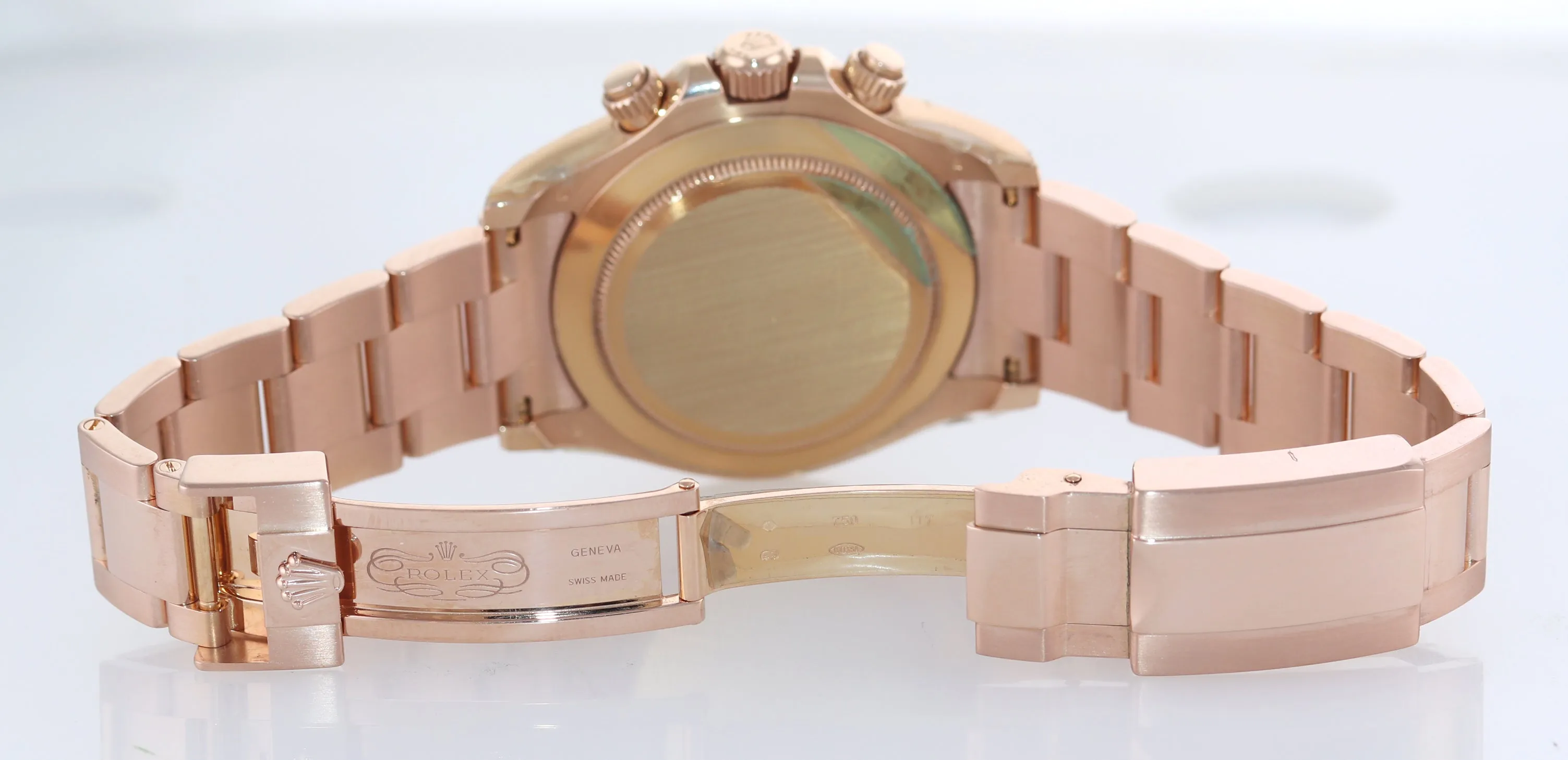NEW STICKERS PAPERS Rolex Daytona Rose Gold Chocolate Arabic 116505 Watch Box