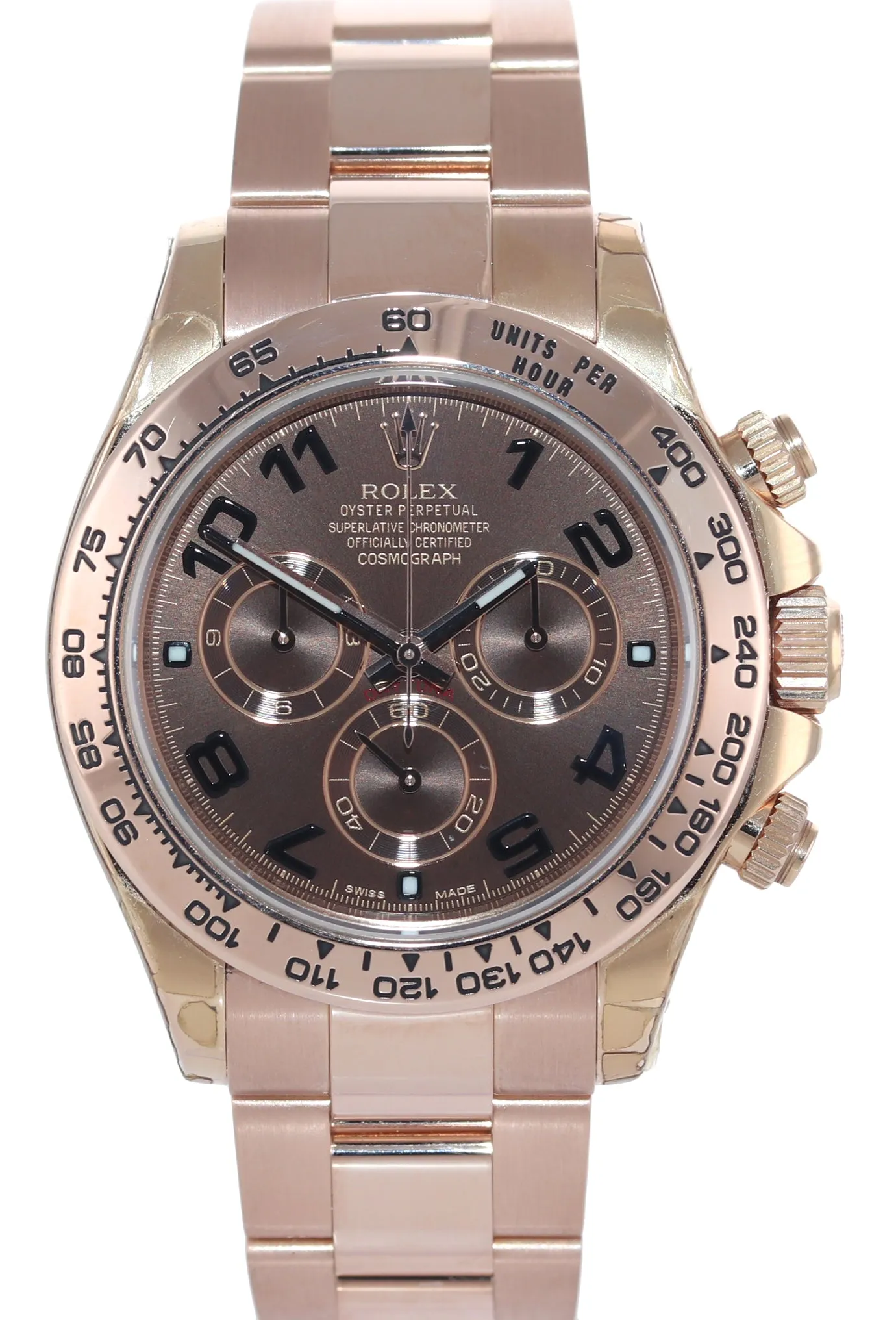 NEW STICKERS PAPERS Rolex Daytona Rose Gold Chocolate Arabic 116505 Watch Box